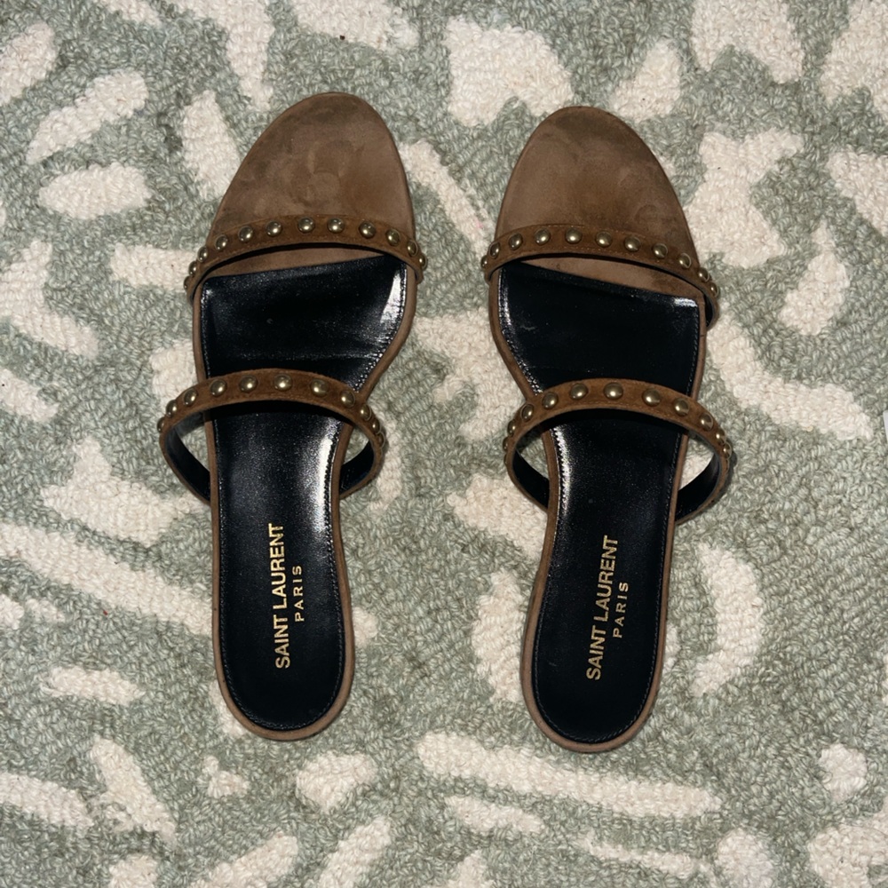 Saint Laurent sandals - size 38 (7.5/8US WOMENS)